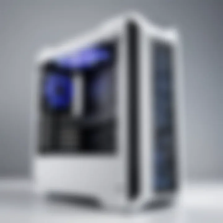 White Tower PC Case with Innovative Ventilation System