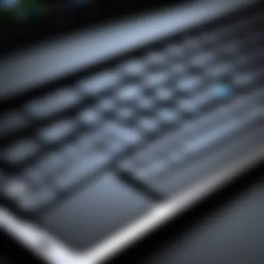 Wireless keyboard with touchpad feature