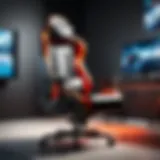 A luxurious XXL gaming chair in a modern gaming setup